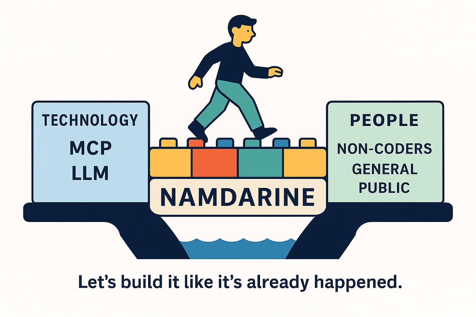 namdarine, creating a world where anyone can build AI
